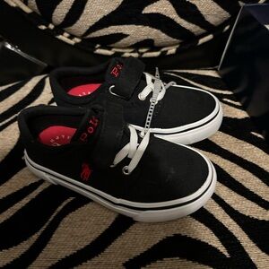 Polo by Ralph Lauren Black and Red Sneakers